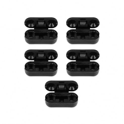EFIXS Rollo Kettenverbinder, 5 Stück, PVC Schwarz, bis 4,5 mm