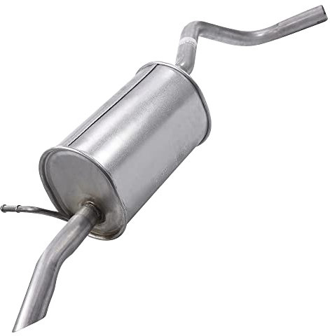 ATEC Germany 1x Endschalldämpfer Kompatibel mit VW FOX Schrägheck (5Z1, 5Z3, 5Z4)