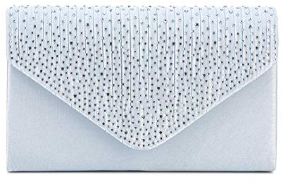Nodykka börsen und Handtaschen Umschlag Abend Clutch Crossbody Taschen Klassische Hochzeit Party Schultertasche für Frauen, Blau (hellblau), EinheitsgröÃŸe