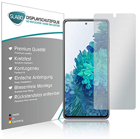 Slabo 4 x Displayschutzfolie für Samsung Galaxy S20 FE (5G | LTE) Displayfolie Schutzfolie Folie Zubehör No Reflexion MATT