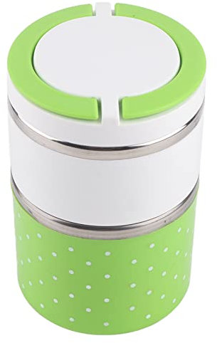 2 Layer Stainless Steel Insulation Thermal Lunch Box, Leak-proof Food Container Hot for Adults, Kids, Work, School