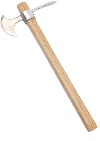 Edelstahl-Spitzhacke, Doppelkopf-Spitzhacke, 2-in-1-Garten-Spitzhacke, Gartenwerkzeug, abnehmbare Gartenhacke, kleines Edelstahl-Beil mit Griff zum Umpflanzen, Graben, Pflanzen (Farbe: C)