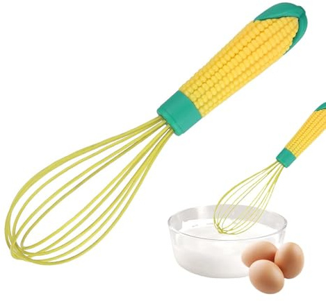 Silikon-Schneebesen zum Kochen,Silikon-Schneebesen zum Mischen,Hitzebeständiger Schneebesen, Silikon-Ballon-Schneebesen - Sicherer, kratzfester Rührbesen mit Mixergriff, Küchenzubehör für antihaftbesc