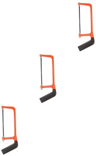OSALADI 3stücke Mini Hacksaw Multifunktionale Hand-säge Aluminiumlegierung Für Metallbearbeitung Und Tragbar Für -projekte Und Gartenarbeiten