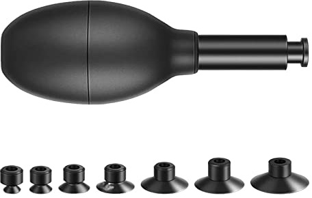 Extractor de lentes de cámara extendido antiestático con 7 ventosas intercambiables para reparación de lentes, ventosa ovalada, extractor de lentes súper fuerte