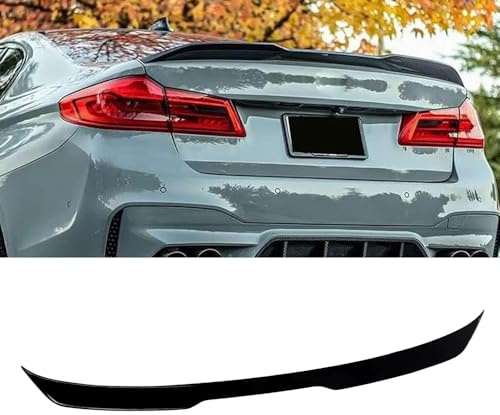 G30 Heckspoiler für BMW 5er-Serie G30 520i 530i 540i / F90 M5 Limousine 2017–2024, Stoßfestigkeit, ABS-Kunststoff, hochfester Kofferraumspoilerflügel (CS-Stil)
