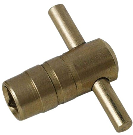 Concept4u Solid Brass Radiator Bleed Key 1-Pack Durable Metal Air Vent Release Key | Universal Square Valve Tool for Heating Systems.