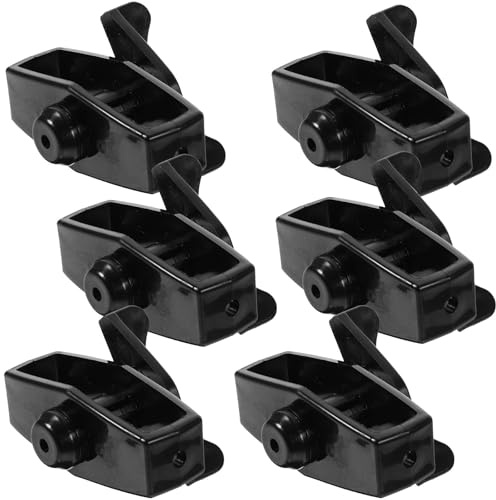 GALPADA Lot de 6 Tendeurs de Câble Noirs Serrage-Câble Robuste Portable pour Fil de Clôture Électrique et Jardin Tension Facile et Sécurisée pour Câble Métallique Usage Agricole et