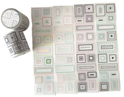 Rouleau d'autocollants décoratifs pour journal intime, scrapbooking, pour planificateurs créatifs, projets scolaires, fournitures artistiques, fournitures scolaires