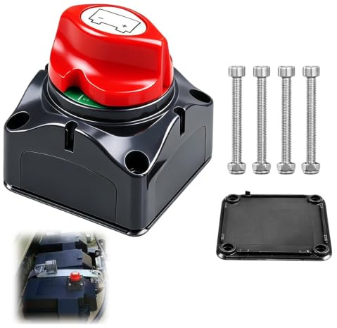 Interruttore di separazione a batteria ad alte prestazioni, 275A, interruttore principale universale per batterie auto, 12 V, 24 V, 48 V, DC, per veicoli e barche, interruttore on/off, per auto, moto