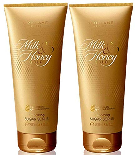 Oriflame Sweden Milk And Honey Gold Set Scrub, 200gms - pack of 2