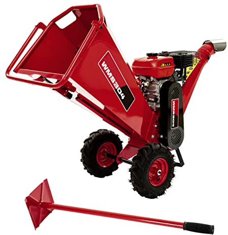 Weima WMS304 Broyeur à bois 7 CV Moteur à essence – Rouge – Broyeur de bois – Motoculteur – Manuel – Acier haute vitesse