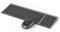 Wireless Rechargeable Keyboard and Mouse Combo, 2.4G USB Keyboard and Mice Set Ultra-Thin Silent UK Layout for PC, Computer, Laptop, Space Gray