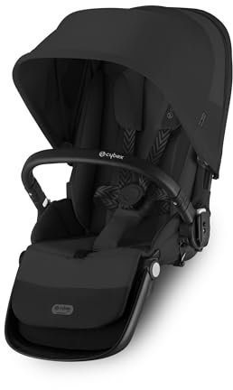 CYBEX Gold Sitzeinheit für Kinderwagen GAZELLE S und e-GAZELLE S, Ab Geburt bis ca. 4 Jahre, Moon Black