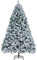 Yaheetech 183cm Árbol de Navidad Artificial con Nieve 820 Puntas Realista PVC Robusto Abeto Soporte Metálico Decoración para Navidad