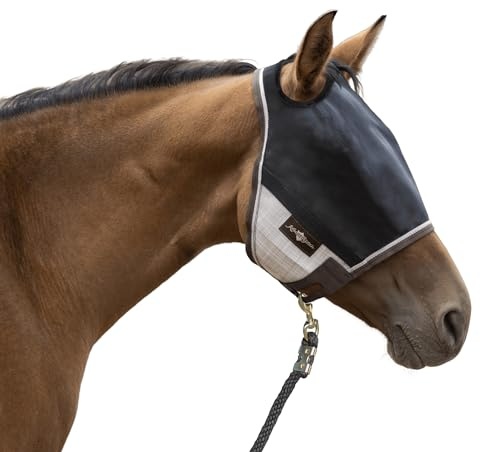 Kensington 90% UV Fly Mask CatchMask UViator - Without Ears & Forelock Freedom Web Trim Size: L-Avg Color: 500 - Desert Sand