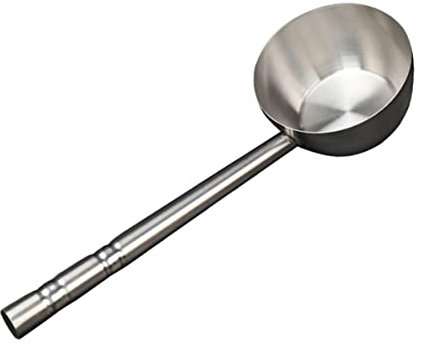 KICHOUSE Cucharones Para Servir Cucharón De Mango Acero Inoxidable Para Cocinas y Restaurantes