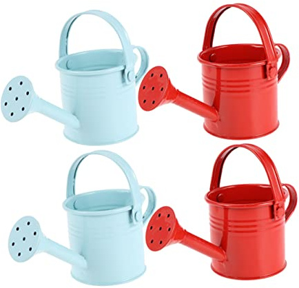 OFFSCH Arrosoir en Fer pour Plantes D'intérieur 4 Pièces pour Garçons Filles Design Esthétique Sûr