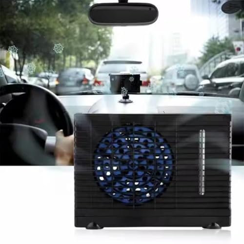 12V Car Air Condition Fan,Portable Dashboard AC Car Cooling Fan,Automotive Universal AC System,Portable Mini Air Cooler Evaporative Water Cooler Cooling Fan for Car Truck Home