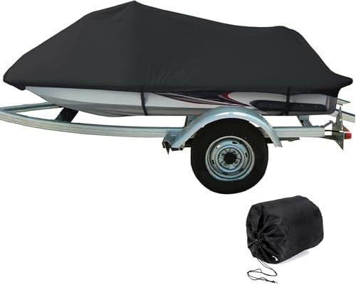 KIJyfgTR Fundas for Motos de Agua de Tela Oxford, Impermeables, personales, for Motos de Agua, Protectores for lanchas, Fundas Antipolvo for Barcos y Fundas solares for Barcos.