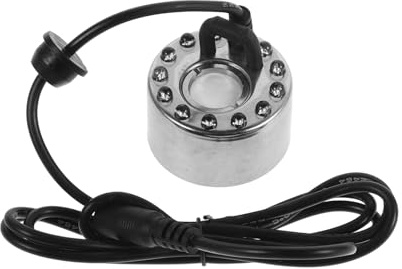 HEMOTON Maker Wasserdampfer für Teich und Garten mit LED Lichtern Hochleistungs Nebelmaschine für Halloween und Partys Dekorative Luftbefeuchtung für Innen und Außenbereiche