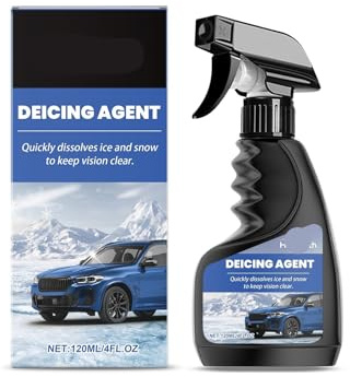 TAC- BULLETPROOF Windshield Defroster Spray For Cars - Fast Ice Melting, Anti-Fog, Safe Formula Protects Vehicle Glass, Clear Vision(3 piece set.)