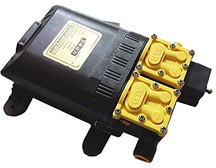 JVDDI Dc 12v 125psi 9l/min Agricultural Electric Water Pump Dual Power Pump Micro High Pressure Diaphragm Water Sprayer Car Wash(12V intelligent)