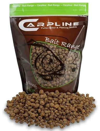 Carpline24 Tigernüsse Mix - 5 Kg - 8 bis 18 mm, Tigernuss Angelköder für Karpfen, zum Anfüttern & Angeln, Grundfutter, Carp Baits, Fischfutter & Karpfenköder, geringer Beifang