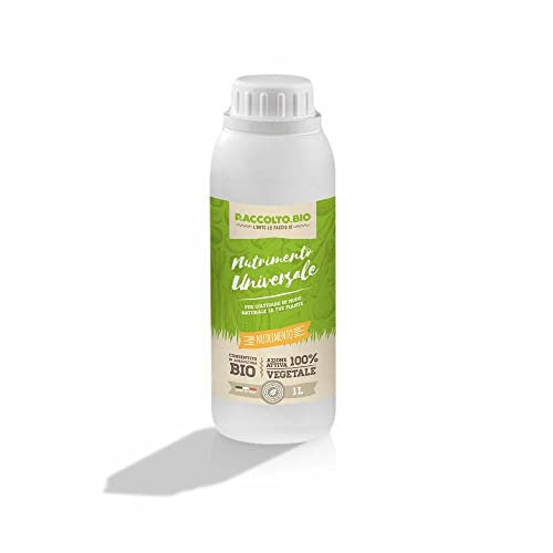 Raccolto.Bio Nutrimento Universale Organico, Concime 100% Vegetale, per Piante da Orto e da Frutto 1 L