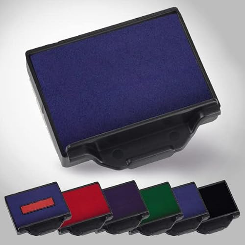 Ersatzkissen 6/53 tinte für Selbstfärbestempel Trodat Metal Line 5203 und 5440-6 Farben erhältlich (6/53B - Blau)