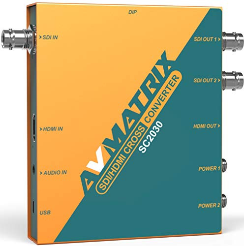 AVMATRIX SC2030 3G-SDI/HDMI Scaling Cross Converter Input: HDMI × 1 oder SDI × 1, Analog Audio × 1 Ausgang: 3G-SDI × 2, HDMI × 1