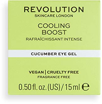 Revolution Skincare London, Cooling Boost Cucumber, Gel Contour des Yeux, 15ml