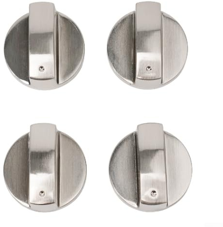 FUBESK Lot de 4 boutons universels de 6 mm pour plaque de cuisson à gaz, cuisinière à gaz, cuisinière à gaz, four