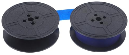 PLAFOPE Blaues Schreibmaschinen Farbband aus Nylon für Klare Schrift | Ersatzfarbband, Langlebig für Täglichen Einsatz, Kompatibel mit Retro Schreibmaschinen