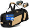 Sporttasche Herren Damen Reisetasche 42L - Schwimmtasche + Rucksack Trainingstasche mit Schuhfach | Weekender Duffel Bag Saunatasche | Sport Fitness Gym Tasche mit Rucksackfunktion Laptopfach