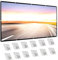 Pantalla de proyector de 150 pulgadas, 16:9, plegable, antiarrugas, pantalla de proyección portátil para cine en casa, exterior e interior