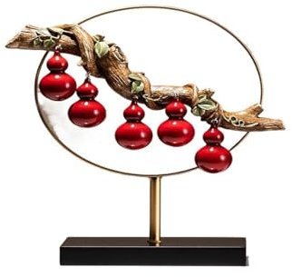 Decoración del hogar Adornos de entrada chinos, decoración de calabazas, decoraciones de enfriadores de vino for salas de estar, estudios, oficinas, regalos de inauguración de tiendas Decoración artís