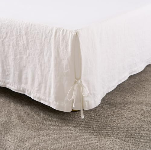 Olivier Desforges Cache Sommier Casper Blanc 80 X 200 cm