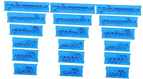 Ciieeo 3sets Icing Embosser Cake Decorations Fondant Stamps for Baking Simple to Use