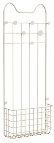 Hängegarderobe für den Eingangsbereich, Wandgarderobe, Haken zum Aufhängen, dekorative Hakenleiste, Türgarderobe für Badezimmer, für Badezimmer, Kücheneingangsbereich (Gold)