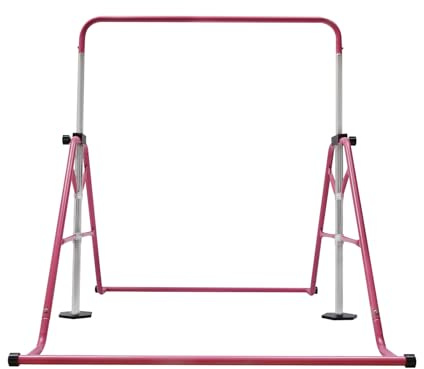 LOIRIIC Barre de gymnastique - 107 x 148 cm - Plage réglable en hauteur de 115 à 155 cm - Barres horizontales - Pliable - Pour la maison - Pour garçons et filles - Charge maximale : 80 kg
