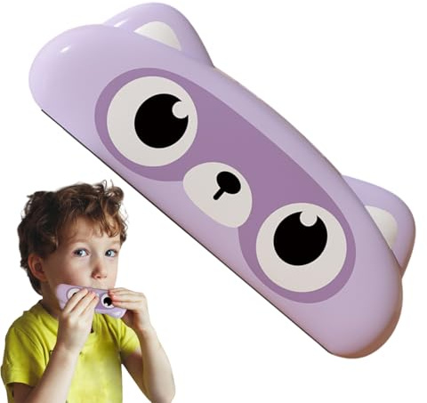 Toddler Musical Mundharmonika Toy - Säuglingskindliches Klanginstrument, Cartoon-Lernwerkzeug | Musikentwicklung Anfänger Windhilfe, lustige bunte Bildung