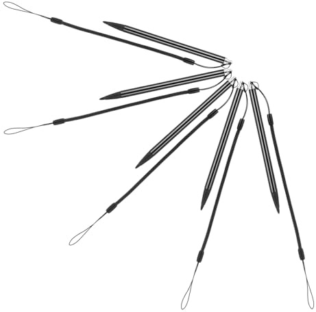 BESPORTBLE 5pcs Capacitive Stylus Pens for Tablets Fine Point Drawing Pens Spring Rope Touch Screen Stylus for Artists and Laptops