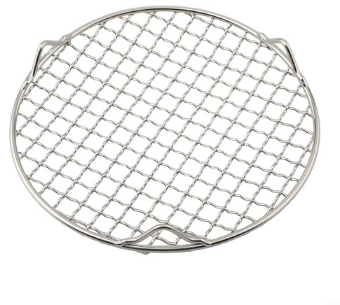 Grille de refroidissement ronde multifonction en acier inoxydable 201 pour un chauffage uniforme et une stabilité (20 cm)
