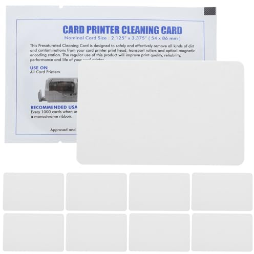 FIXOSHEE Tarjetas de Limpieza para Lector de Tarjetas Pos 4,9 X 3,1 Pulgadas, Kit de 15 Unidades para Mantenimiento y Limpieza Profunda de Escáneres, Impresoras y Terminales de Punto