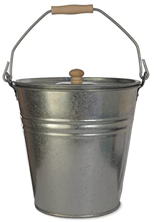Garden Trading Eimer aus verzinktem Stahl mit Deckel