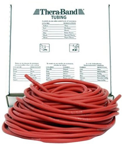 Thera-Band Resistive Exercise Tubing - 7.5m M, Red by Theraband