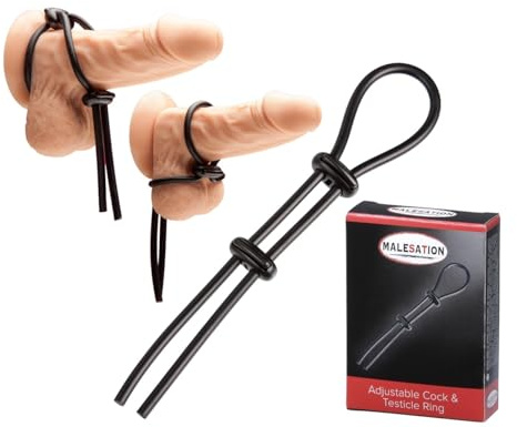 males ation Adjustable Cock & Test icle Anneau pénien réglable