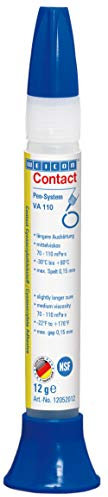 WEICON Contact VA 110 Cyanacrylat-Klebstoff 12 g farblos | Sekundenkleber für sensible NSF-Bereiche