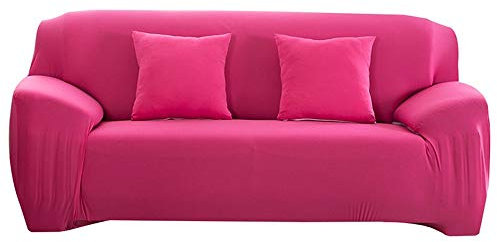 Funda De Sofá,Pink Modern Simplicity Elastic Sofa Covers Set Stretch Tight Wrap All-Inclusive Sofá Covers Para Fundas De Almohada De La Silla De La Silla Del Saco De La Sala De Estar, 1,Asiento